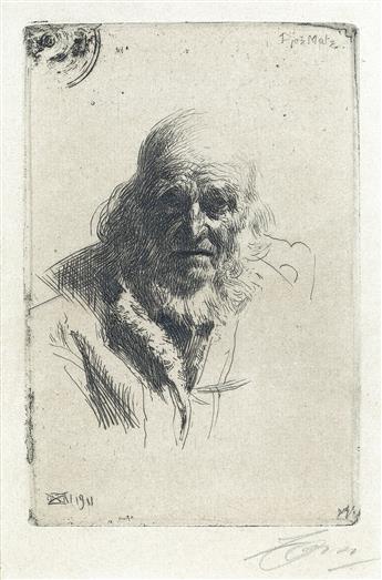 ANDERS ZORN Three etchings.